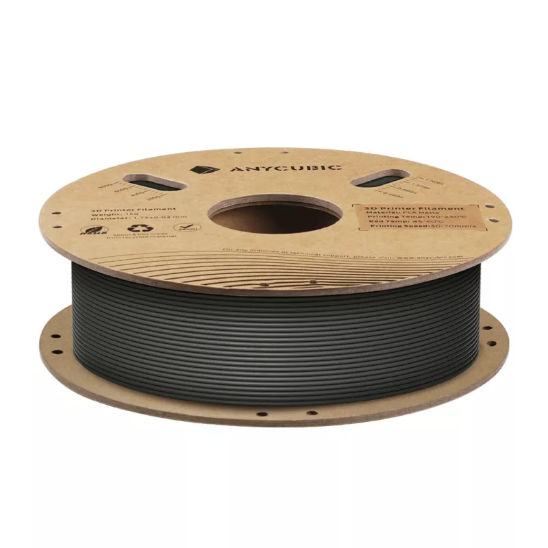 Anycubic Matte PLA Filament 1,75 mm juoda 1 kg AHYGBK-101