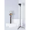 Ulanzi MT-44 Ištraukiamas Tripodas / Selfie Lazda su Integruotu Telefono Laikikliu, Rutuline Galvute, Bato Priedo Laikikliu, 5 Sekcijų, 110 cm Maksimalus Aukštis, Juoda