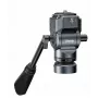 Ulanzi F38 Fluid Video Head 360° Panoramic Oil Damping Tripod Head with Arca-Swiss Quick Release, 3kg Load Capacity, Aluminum Alloy, Black