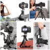 Ulanzi Claw Flexible Tripod Pro su Cold Shoe ir 3x 1/4 inch sraigtais kamerai, išmaniajam telefonui, veiksmo kamerai