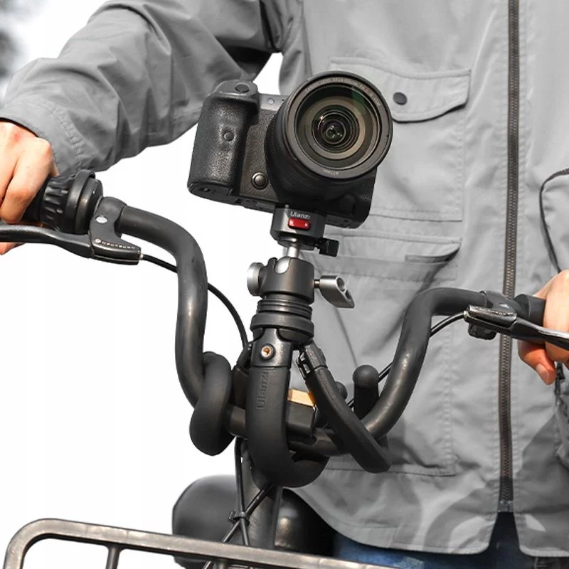 Ulanzi Claw Flexible Tripod Pro su Cold Shoe ir 3x 1/4 inch sraigtais kamerai, išmaniajam telefonui, veiksmo kamerai