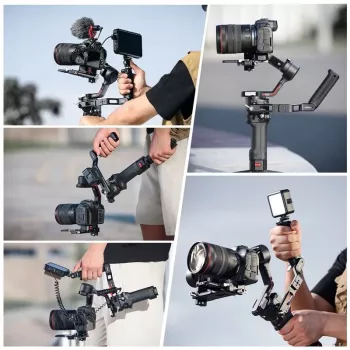 Ulanzi CO19 Side Handle Grip, skirtas DJI RS 2 / RSC 2 / RS 3 / RS 3 Pro / RS 3 Mini / RS 4 / RS 4 Pro