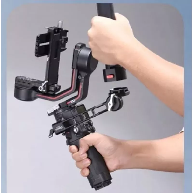 ULANZI NATO Rail Clamp Mount for DJI Ronin RS 2/RS 3/RS 3 Pro/RS 3 Mini - Black