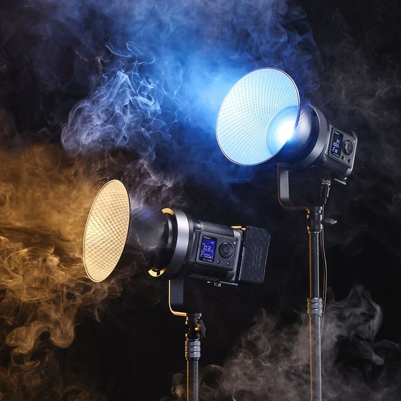Ulanzi V-120C RGB LED vaizdo šviesa, 2700K-6500K, 6W, 800 liuksų, įmontuota baterija, USB-C įkrovimas
