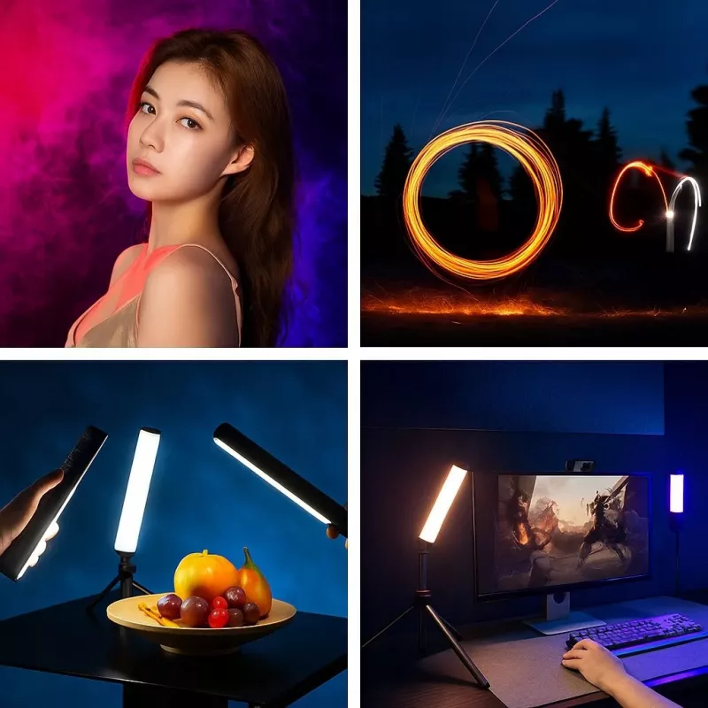 Ulanzi B15RGB 15W LED vamzdelinis šviestuvas su RGB ir CCT režimais