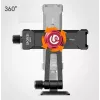 ULANZI MA51 F38 Quick Release Phone Clamp Mount su Cold Shoe, Aliuminio Lydinys, Juodas