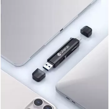 Ulanzi CR1 3-in-1 USB 3.0 / USB-C SD TF MicroSD Card Reader 150-200 MB/s
