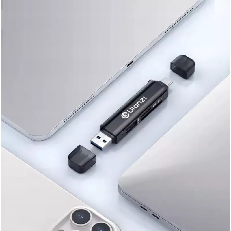 Ulanzi CR1 3-in-1 USB 3.0 / USB-C SD TF MicroSD Card Reader 150-200 MB/s