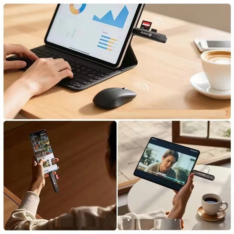 Ulanzi CR1 3-in-1 USB 3.0 / USB-C SD TF MicroSD Card Reader 150-200 MB/s