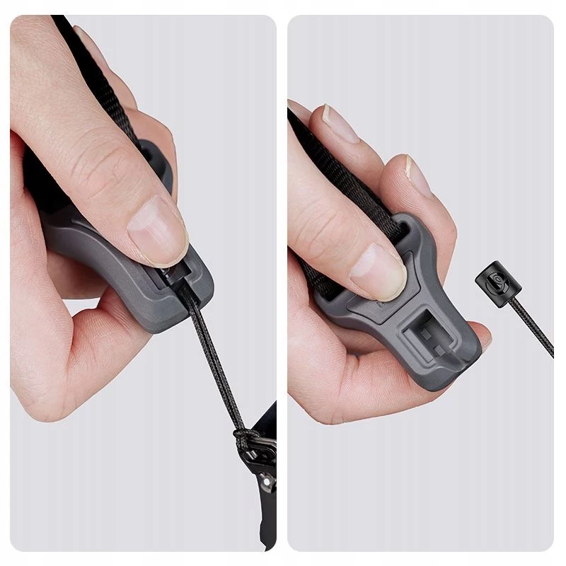 ULANZI CSS1 Anti-tangle Neck Strap U-snap Quick Release for DSLR Camera, 60kg, Silver