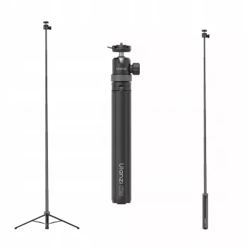 ULANZI Selfie Stick Tripod 148cm 1/4 inch Thread for Smartphone Camera TT24