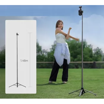 ULANZI Selfie Stick Tripod 148cm 1/4 inch Thread for Smartphone Camera TT24