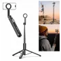 ULANZI SK27 2-in-1 Selfie Stick Tripod su MagSafe magnetiniu laikikliu, 165 cm ištraukimu, Bluetooth nuotolinio valdymo pultu, juoda