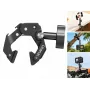 ULANZI EA03 Super Clamp (Crab Clamp) su 1/4 inch sriegiu ir Cold Shoe laikikliu, skirtas Magic Arm