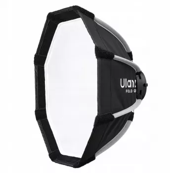 Ulanzi Fold QS30 30 cm aštuonkampis softbox su grotelėmis, greito atlaisvinimo, Mini Bowens laikikliu