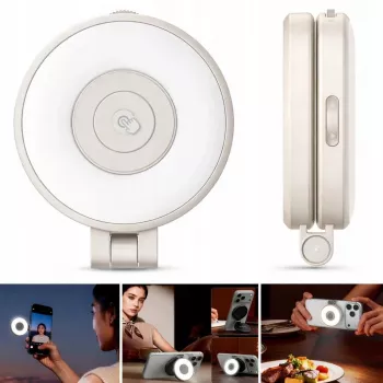 ULANZI LM21 LED Video Light su MagSafe, 2500K-9000K, 6W, Baltas