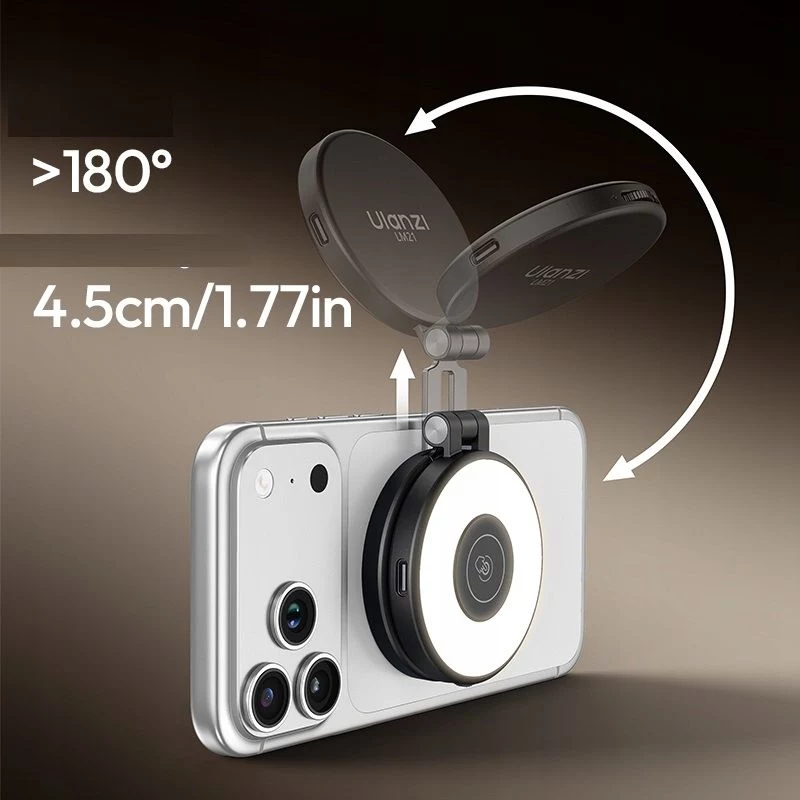 ULANZI LM21 LED Video Light su MagSafe, 2500K-9000K, 6W, Baltas