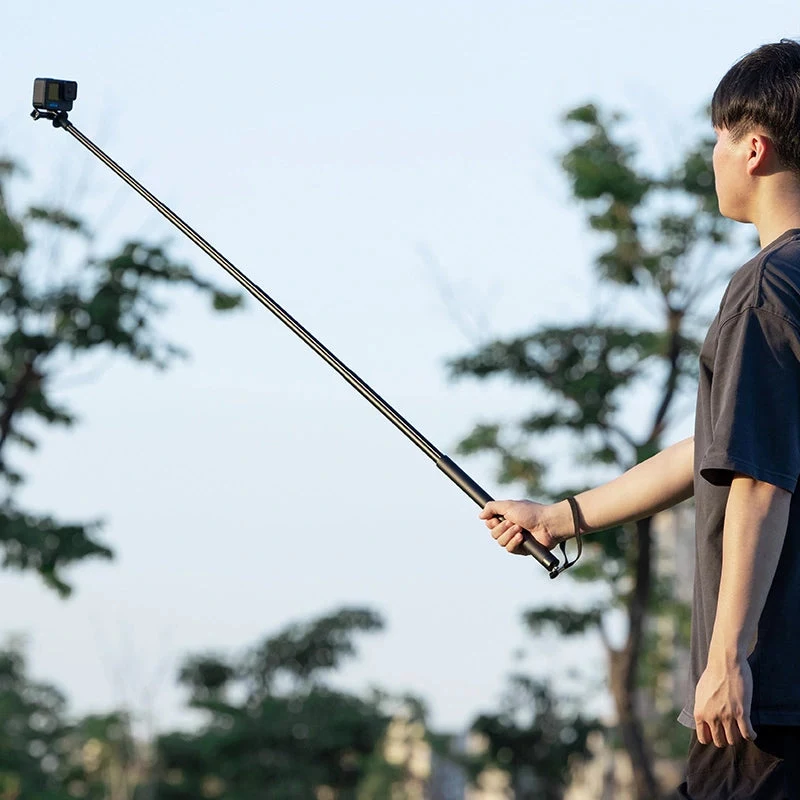 Ulanzi MT-57 Selfie Stick Tripod su Bluetooth nuotolinio valdymo pulteliu, juodas