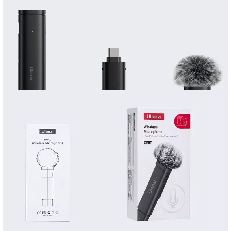 ULANZI WM-10-T USB-C belaidė mikrofono sistema