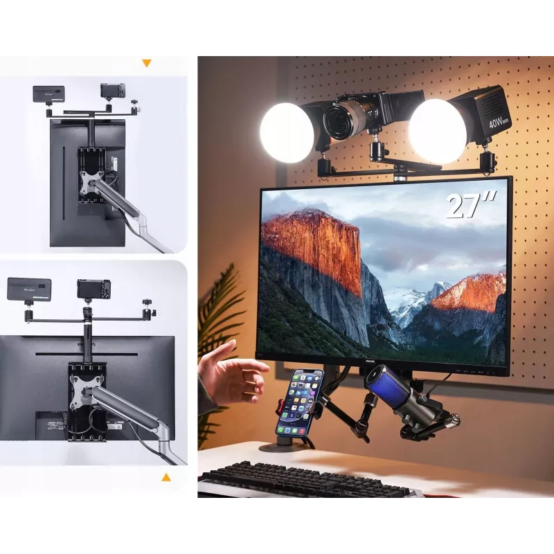 ULANZI VESA Monitor Mount Adapter - Black