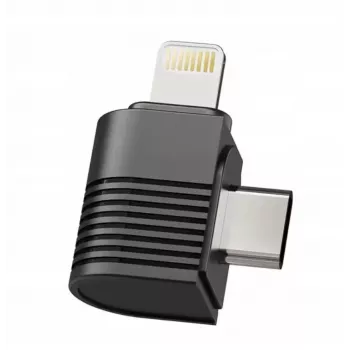 Ulanzi A100 Lightning Adapter for Microphone to iPhone 14 13 12 11 X 8