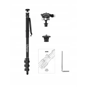 ULANZI TT35 Professional Carbon Fiber Monopod 130cm su Fluid Galvute DSLR Fotoaparatui