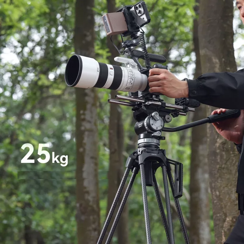 ULANZI T047 Professional Video Tripod System 25kg Load 149.5cm Height 75mm Bowl