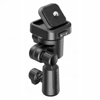 ULANZI F38 Quick Release Mount Adapter su 16mm kaiščiu ir 12mm kaiščio imtuvu, 1/4 inch-20 sraigtas, juodas