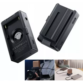 ULANZI PA03 USB-C PD maitinimo plokštė Sony NP-F serijos baterijoms