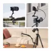 Ulanzi HD02 Super Clamp Crab Clamp su 1/4 colio ir 3/8 colio sriegiais, skirtas Magic Arm