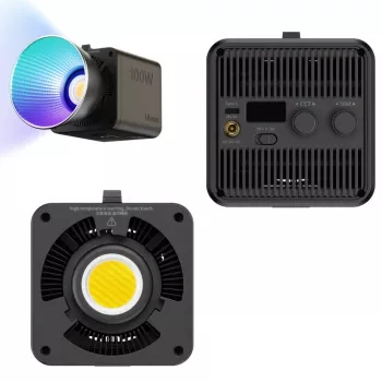 LED LENSER Ulanzi ML100 RGB LED vaizdo šviesa, 2700K-6500K