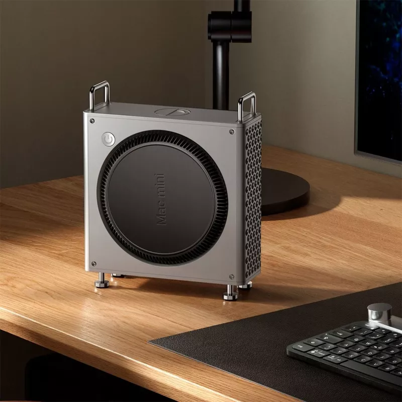 Ulanzi QT01 Docking Station, skirta Mac Mini - Space Gray