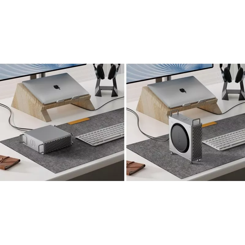 Ulanzi QT01 Docking Station, skirta Mac Mini - Space Gray