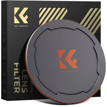 K&F Concept M-Cap magnetinis objektyvo dangtelis 86mm juodas