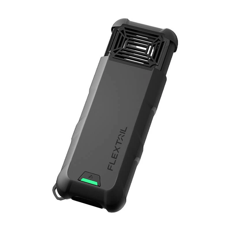 FLEXTAIL Max Repel S-G 2-in-1 nešiojamas repelentas nuo uodų ir rankų šildytuvas (pilka)