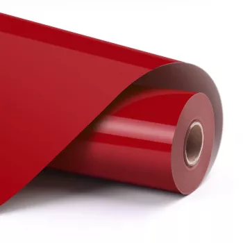 LOKLIK Basic Heat Transfer Vinyl Red - 30.5 x 180 cm (12 inch x 6 inch)