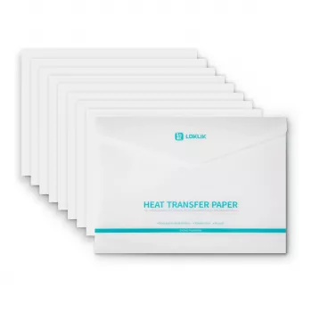 LOKLIK Europe Transfer Paper Sheets - Light - 8-Pack