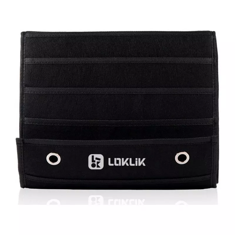 LOKLIK Vinyl Roll Holder – sieninis laikiklis 24 ritinėliams, juodas