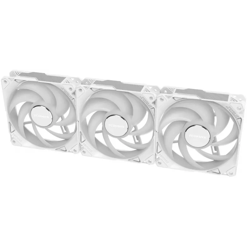 TCOMAS FA200 White Triple Pack 3x120mm korpuso ventiliatoriai