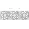 TCOMAS FA200 White Triple Pack 3x120mm korpuso ventiliatoriai
