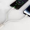 Dudao L7SF 2-in-1 USB-C / Lightning kabelis 100W 1,2 m smėlio spalvos