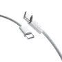 Dudao L6C USB-C į USB-C 60W PD 2m Baltas