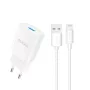 Dudao A4EU Adapter 10W 1xUSB-A su USB-A–Lightning laidu (1 m) – balta