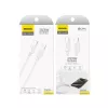 Dudao L4C USB-C į USB-C laidas, 2 m, baltas