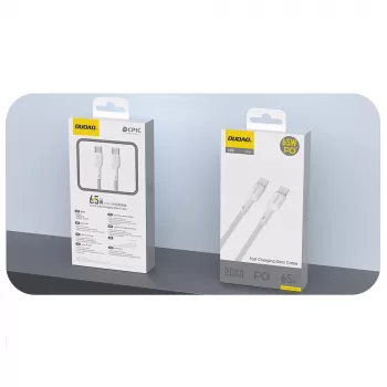 Dudao L9C USB-C į USB-C 1 m Baltas
