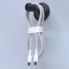 Dudao L9C USB-C į USB-C 1 m Baltas
