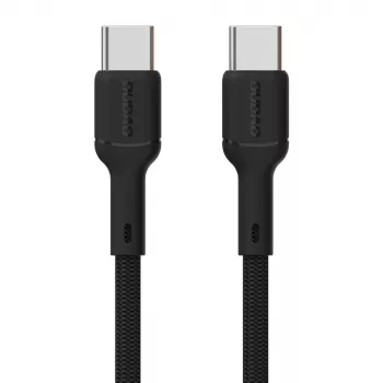Dudao L9C USB-C į USB-C 1m juodas įkrovimo ir duomenų laidas