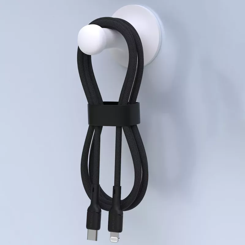 Dudao L9X USB-C į Lightning laidas 2m Juodas