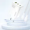 Dudao A29 65W GaN 2x USB-C + 1x USB-A įkroviklis - Baltas