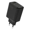 Dudao A29C 65W GaN USB-C įkroviklis su USB-C laidu - Juoda